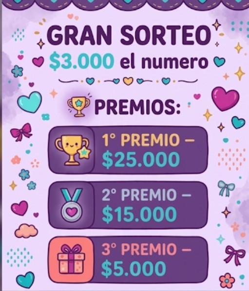 Rifa para salir adelante con mi esposo