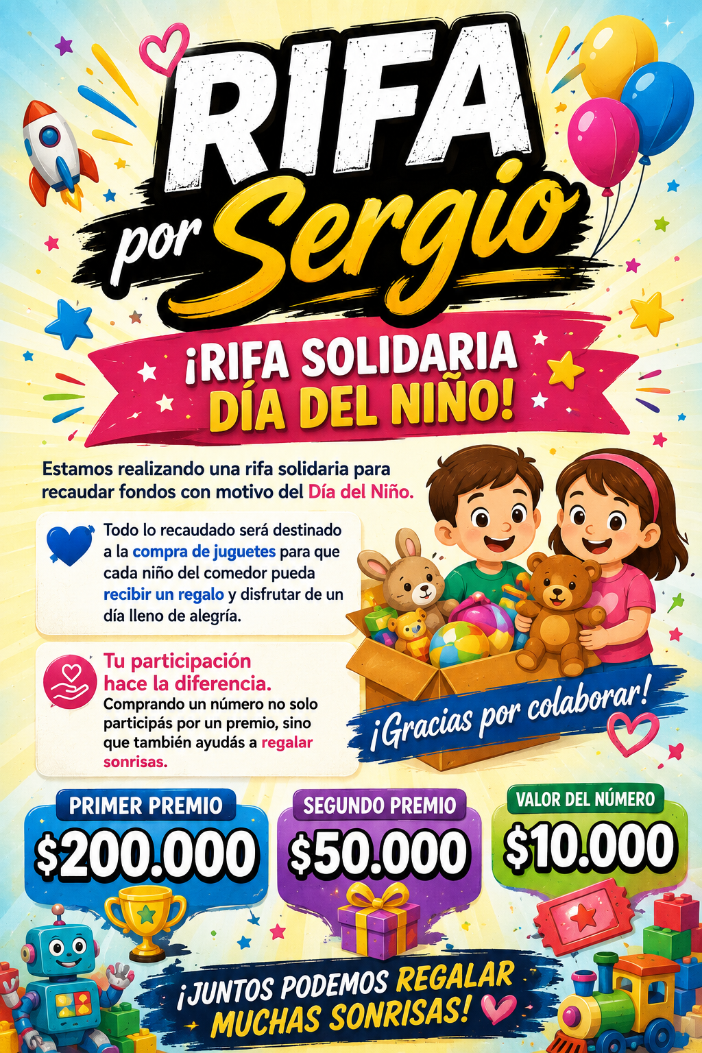 Rifa Solidaria Día del Niño
