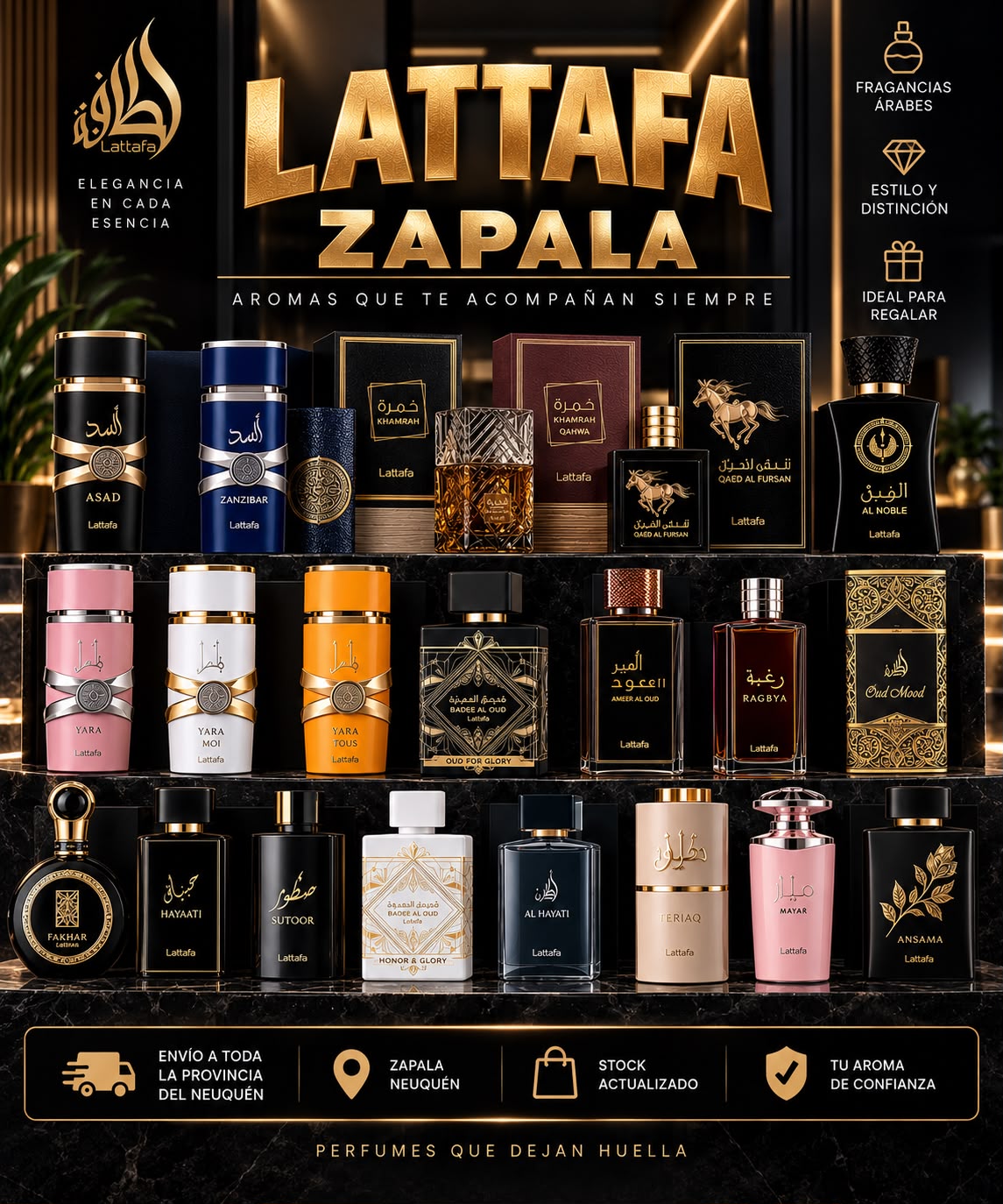 Perfume árabe a elección