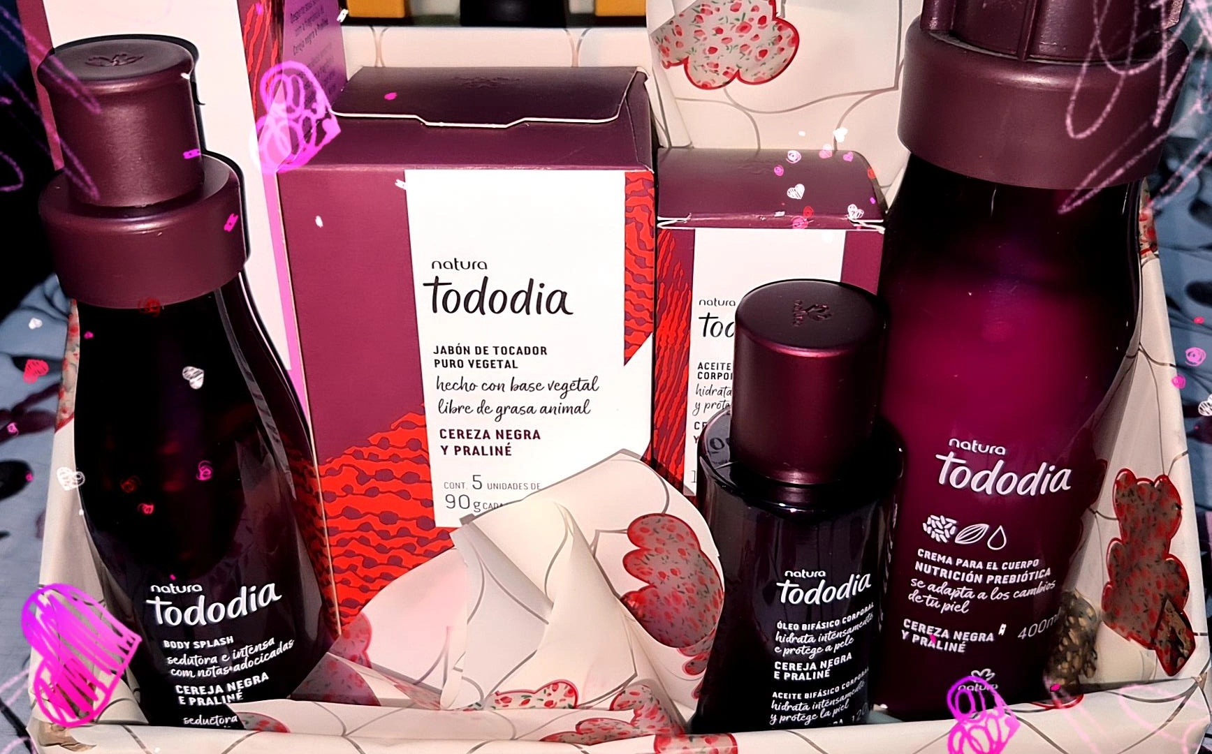 KIT TODODIA "CEREZA NEGRA Y PRALINE"