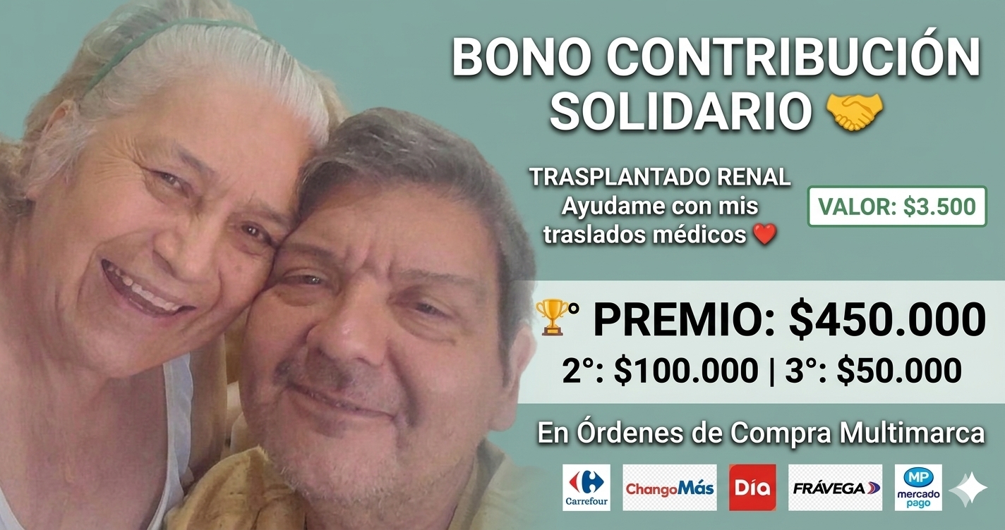 Bono Solidario: Traslados de Salud (Trasplantado Renal)