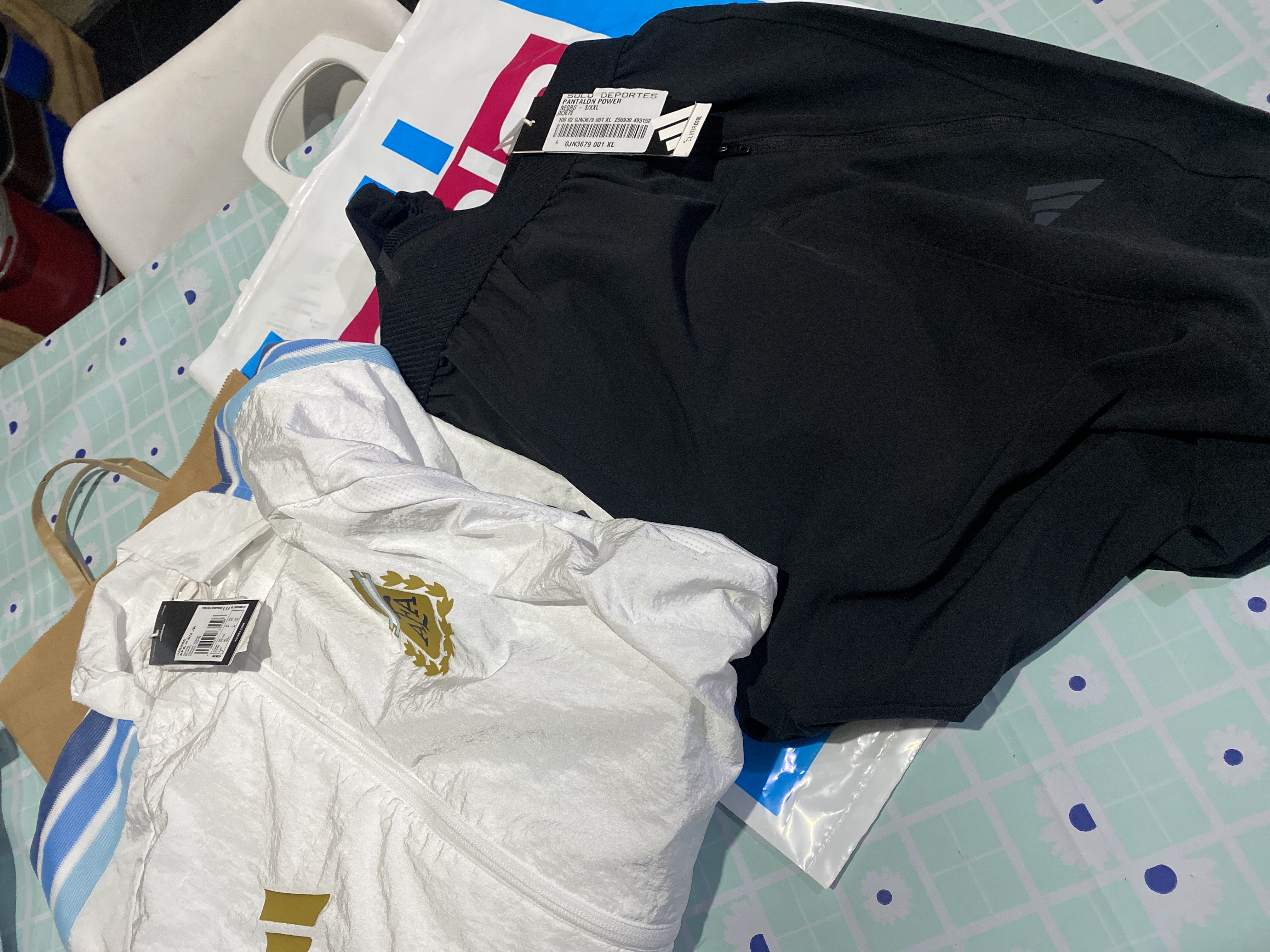 Campera AFA original y pantalón power negro