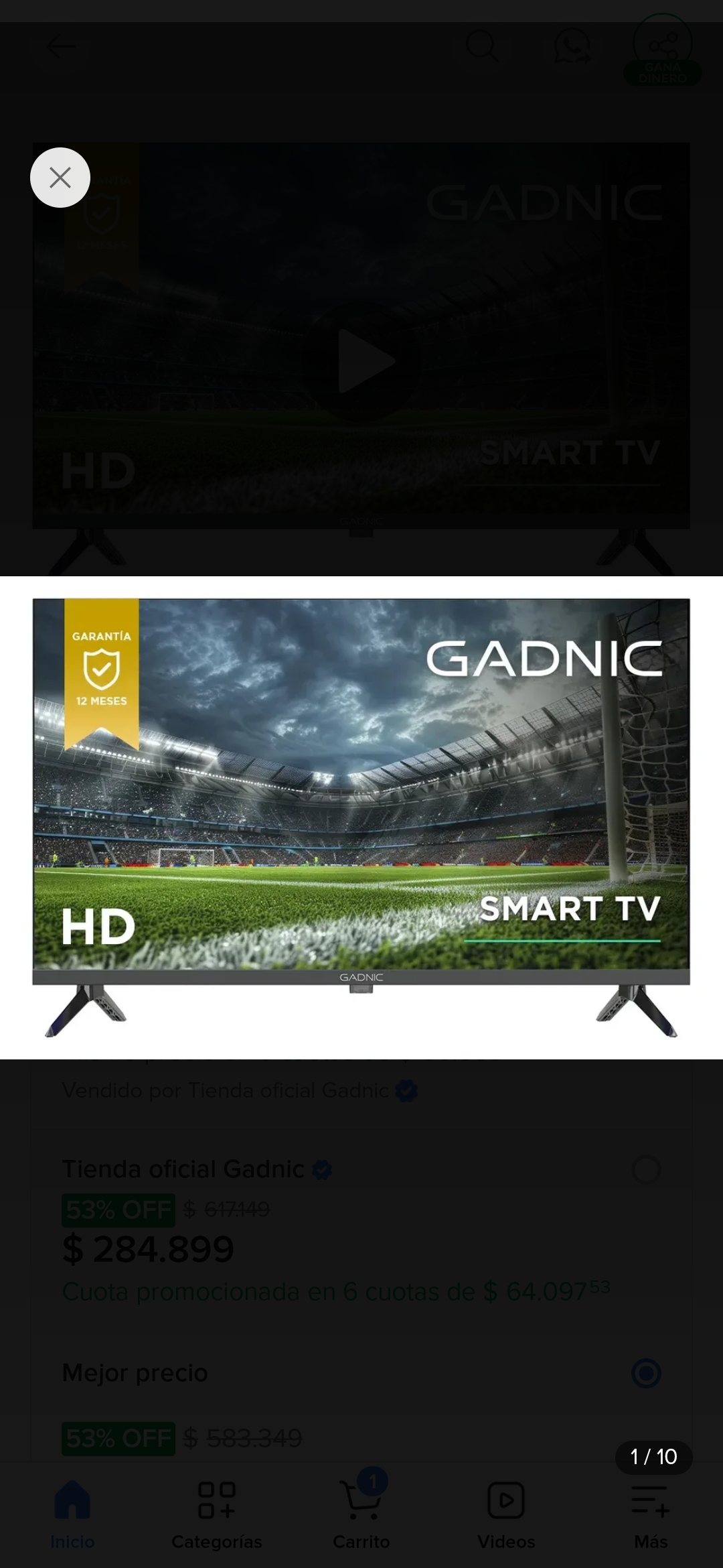Smart tv 32"