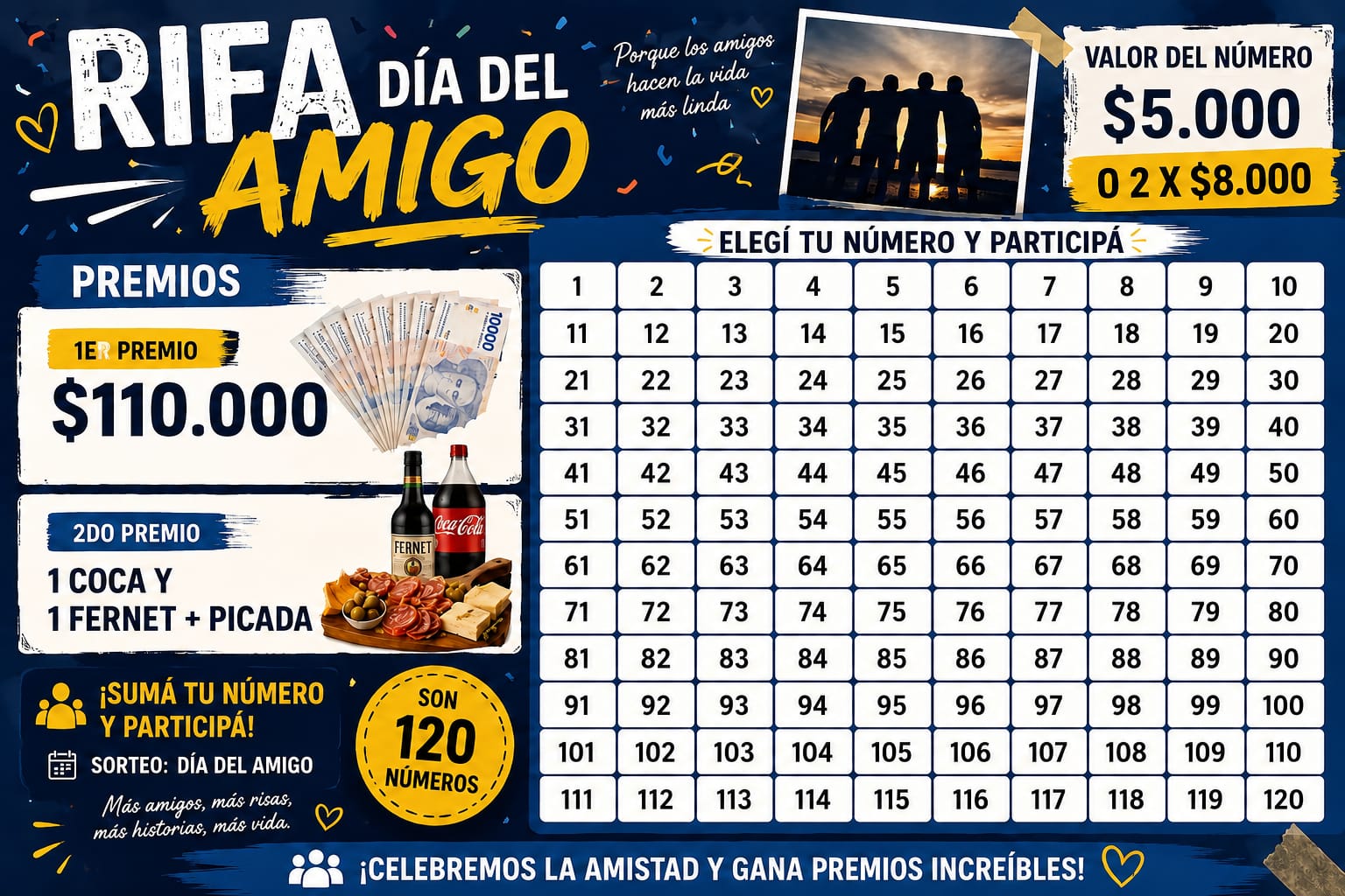 Rifa a beneficio