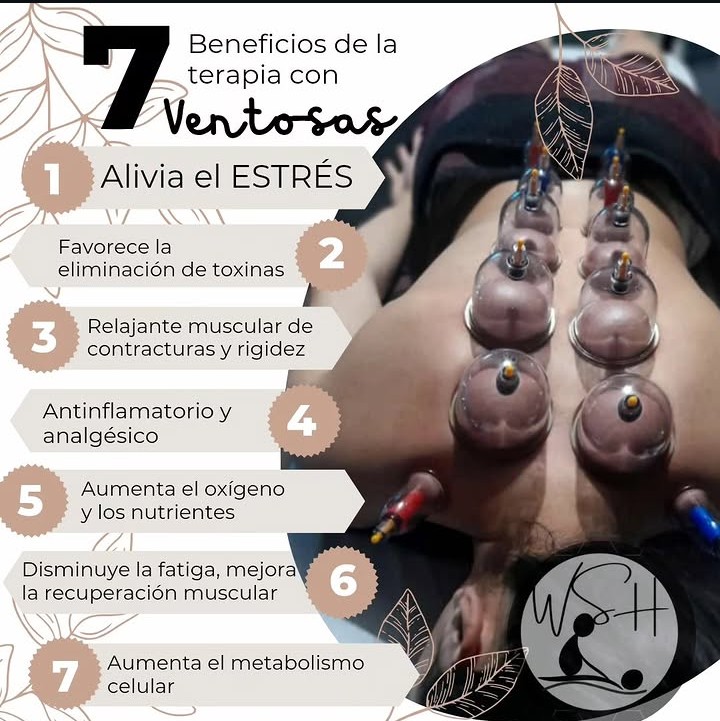 Sesión de masajes descontracturantes a domicilio con aceites esenciales y ventosas