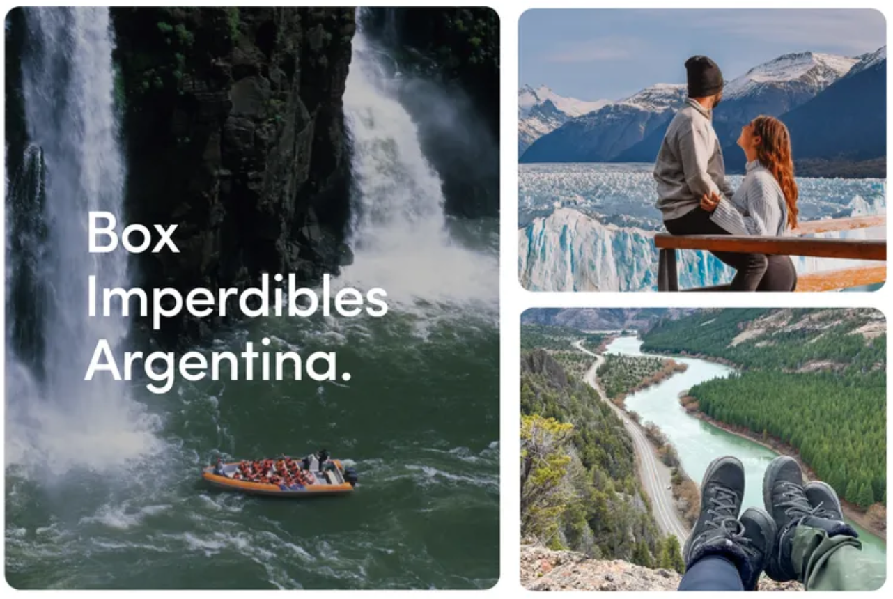 Podrás elegir entre 7 (siete) experiencias de aventura en nuestro país