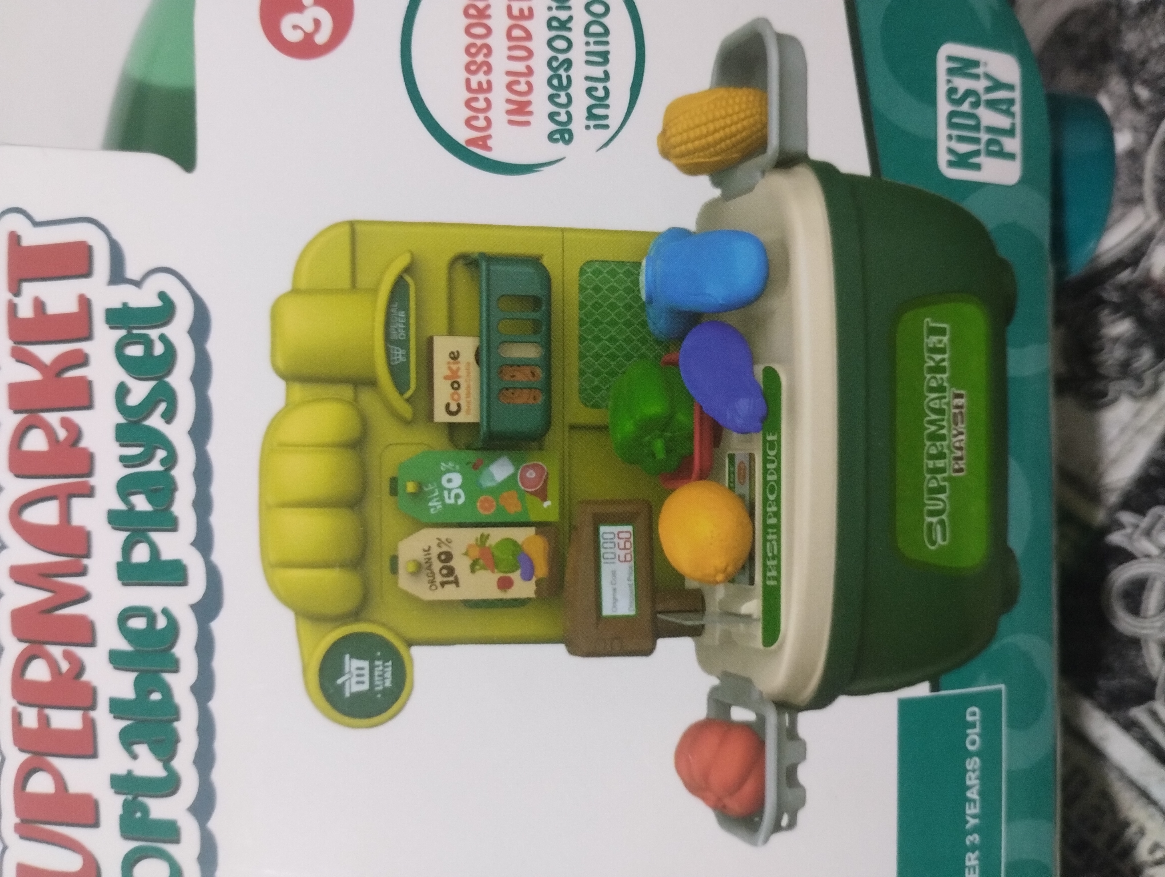 Valija supermercado 21 piezas