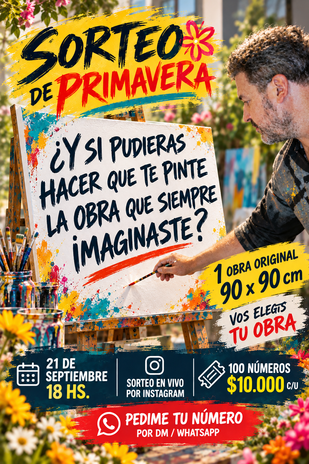 Fede De Paola sorteo obra a elección