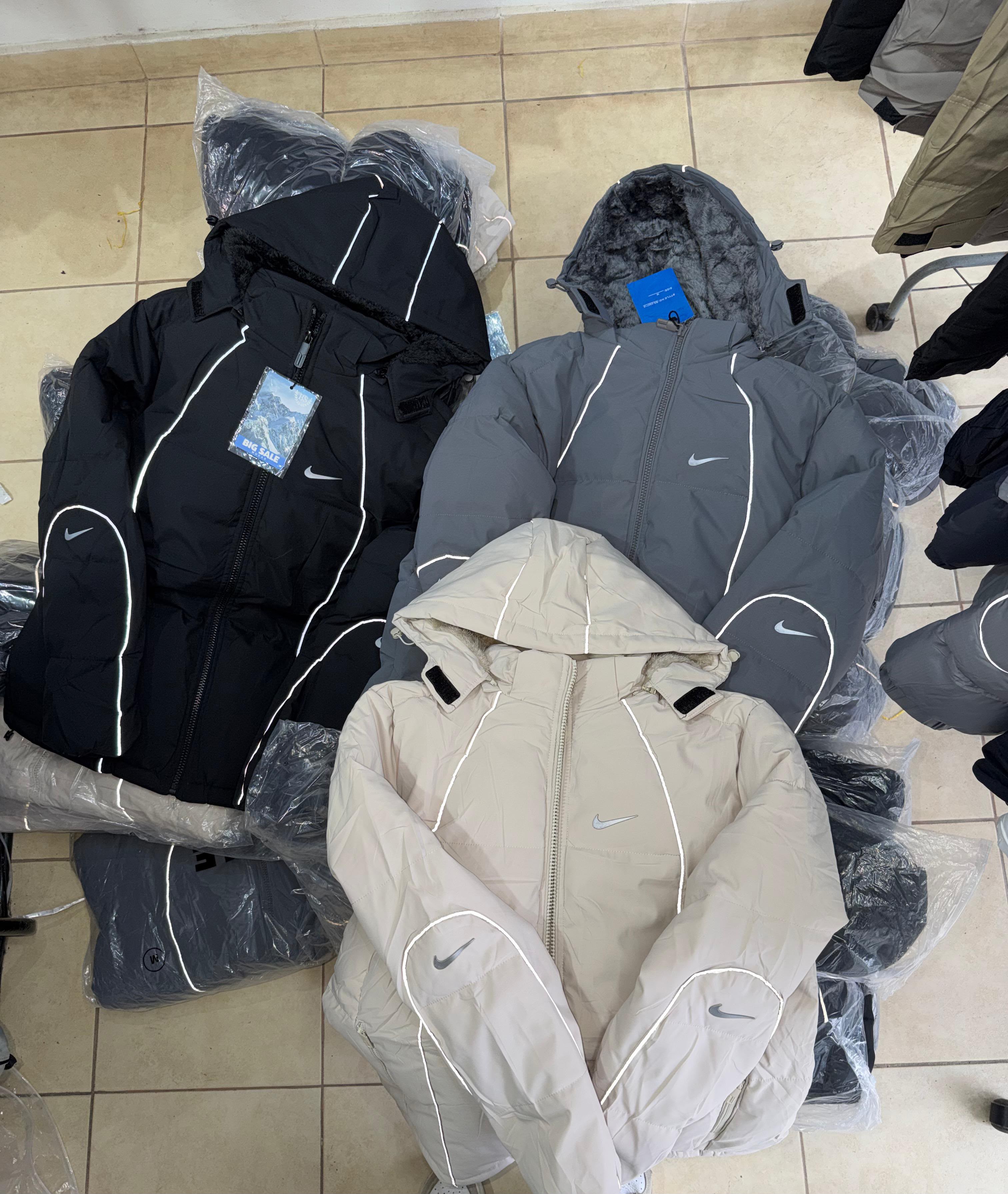 Rifa de ropa de invierno