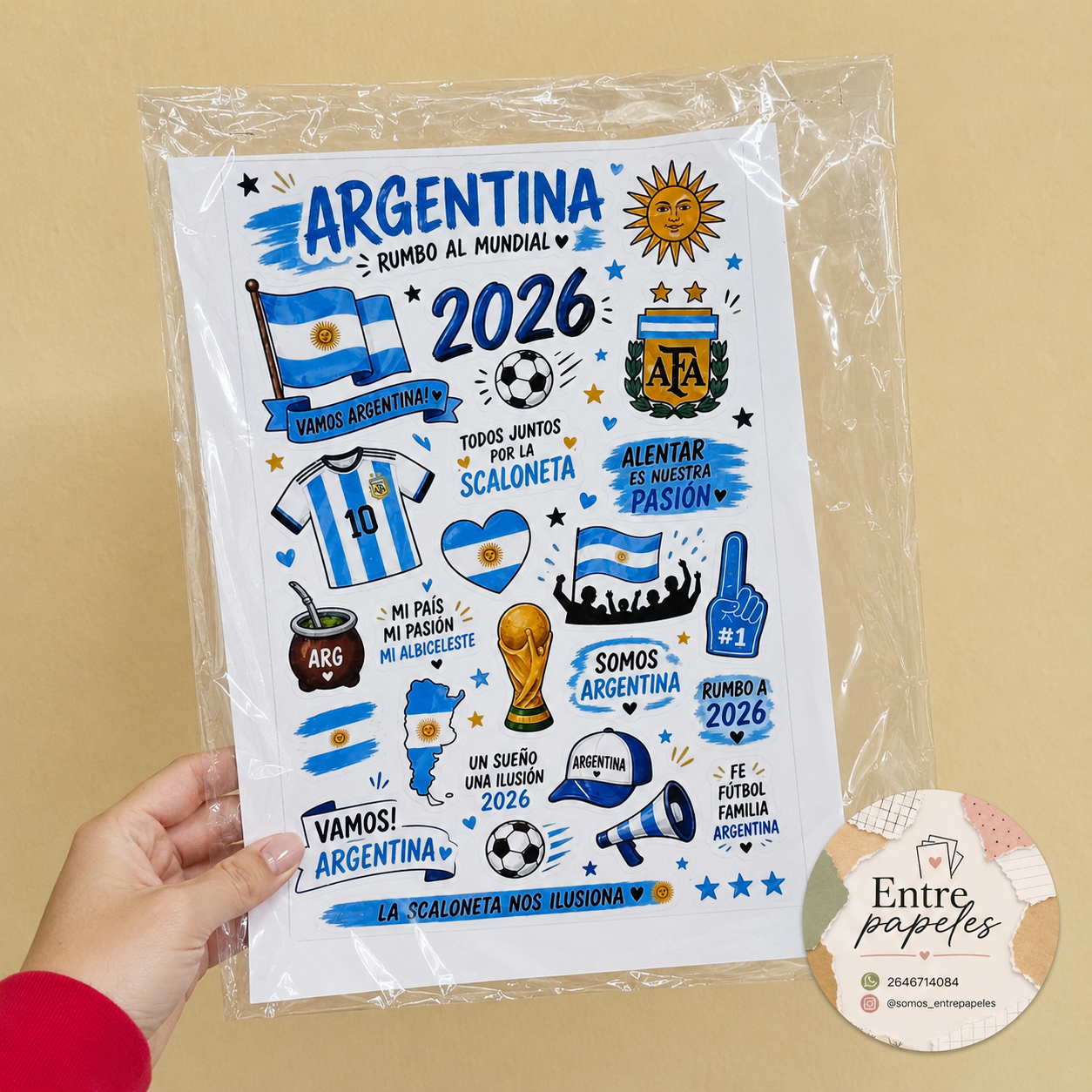 12 fotos Polaroid personalizadas + 1 plancha de stickers