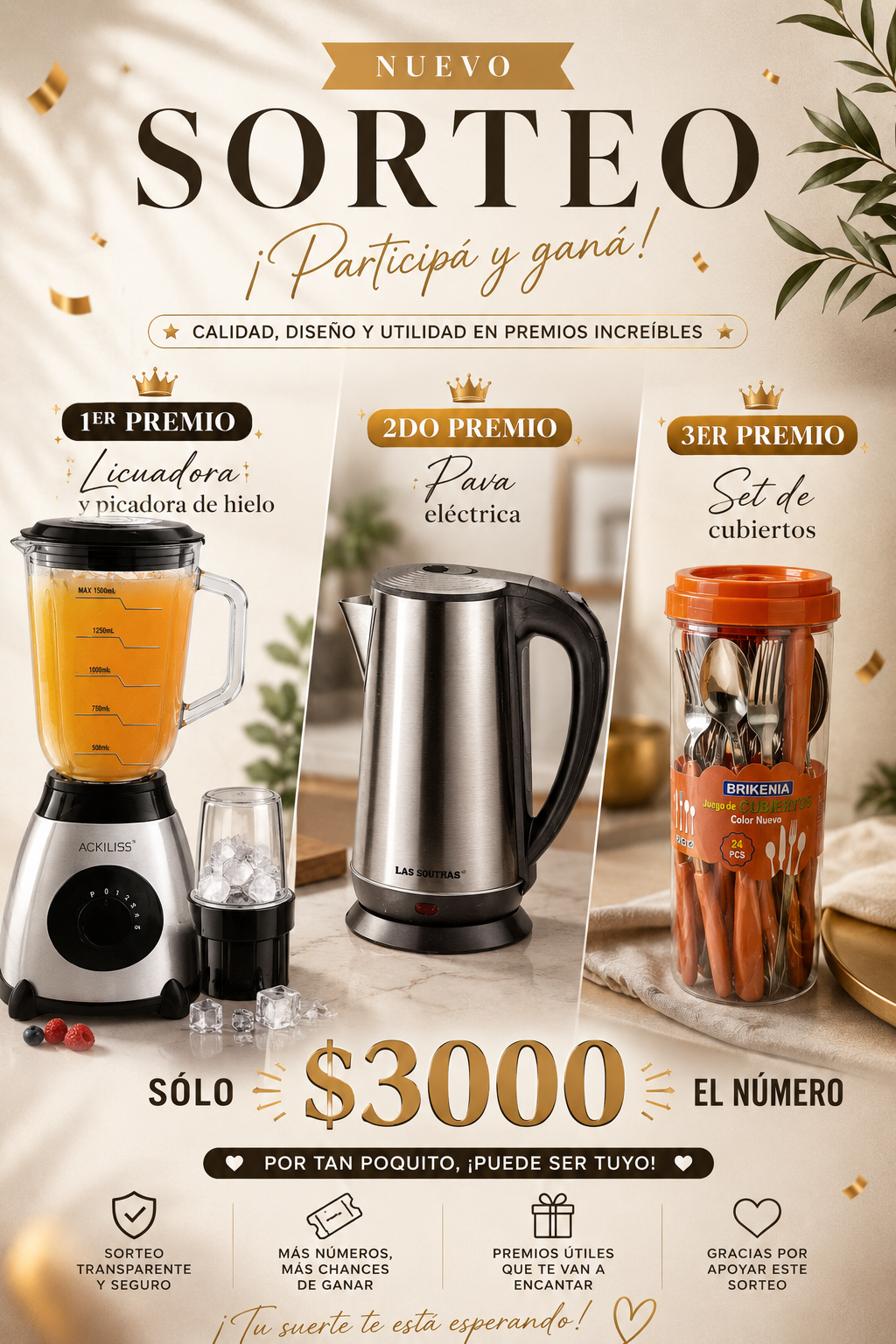 Triple sorteo