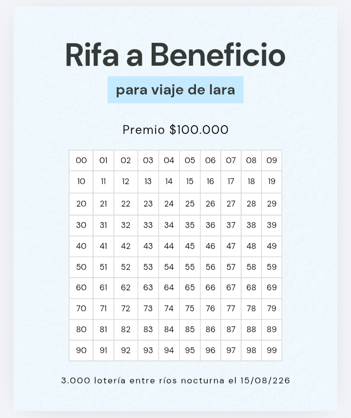 Rifa solidaria