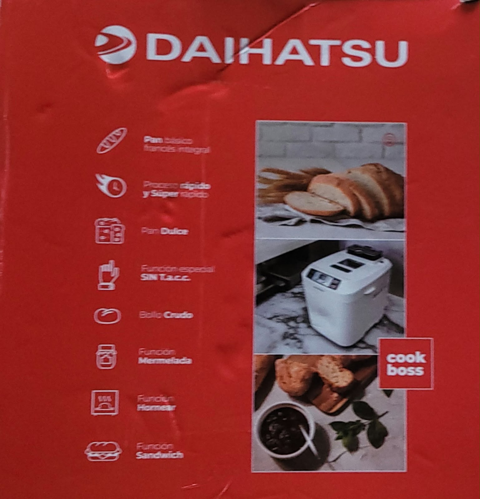 Máquina de pan Laduree Daihatsu