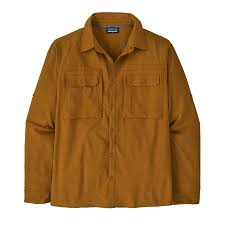 Camisa Patagonia Self Guided Sun Hombre (Café)