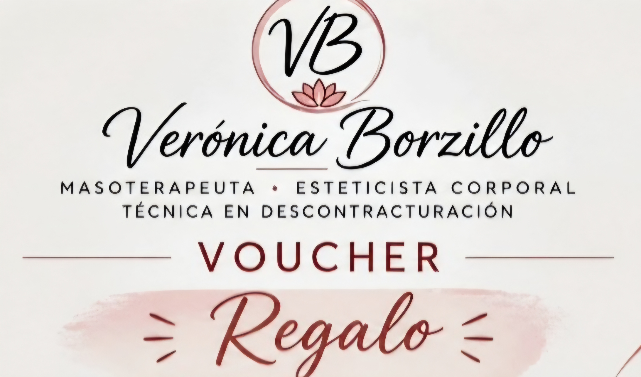 Voucher Masajes Veronica Borzillo