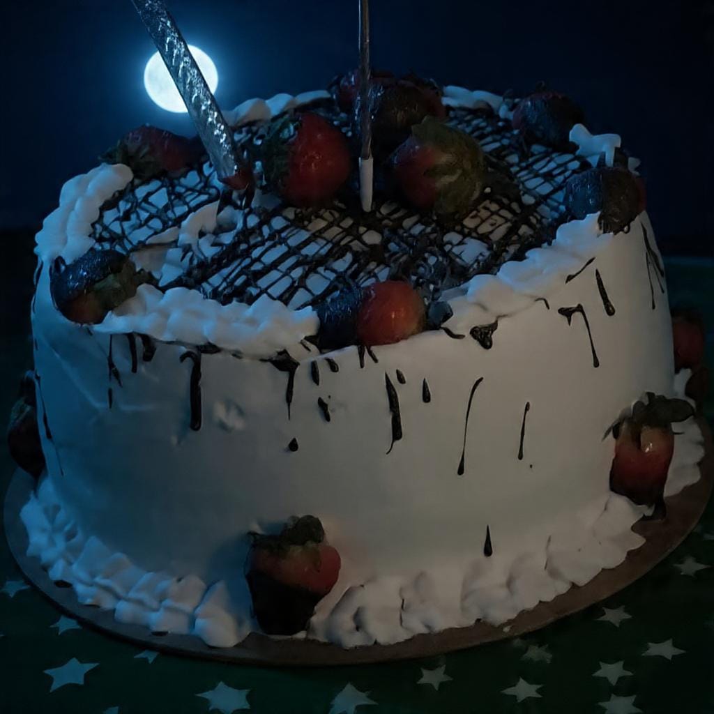 Torta de chocolate con frutillas !!