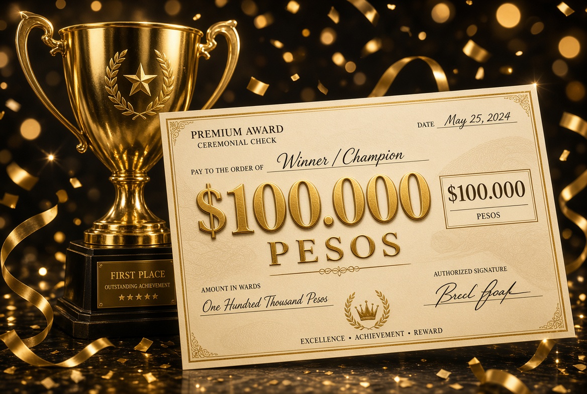 $100.000 en efectivo